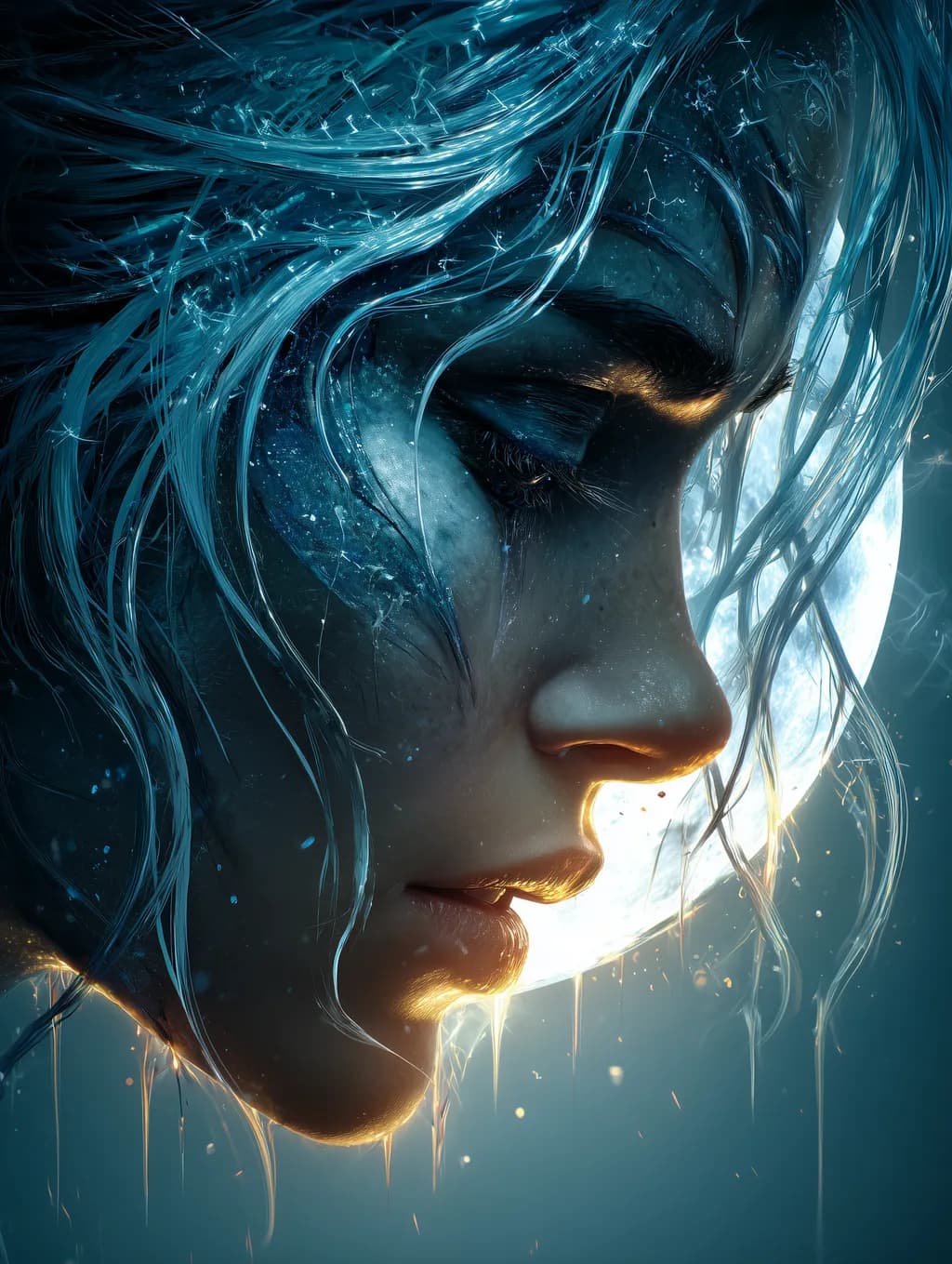 Moon Goddess Close-up