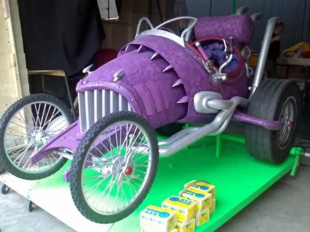 Spiked Purple Racer