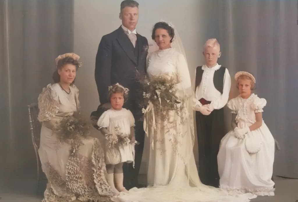 Vintage Wedding Portrait