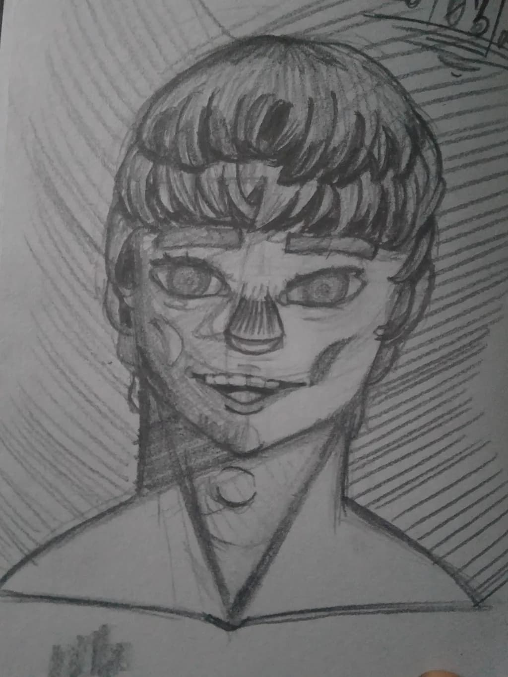 Abstract Smile Portrait