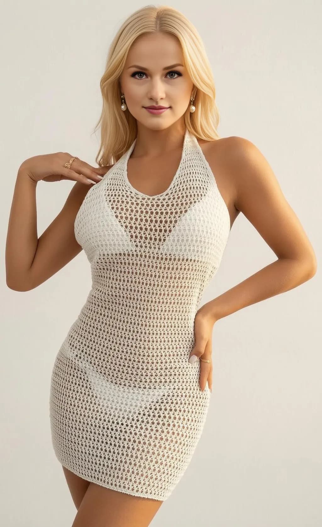Crochet Halo Dress