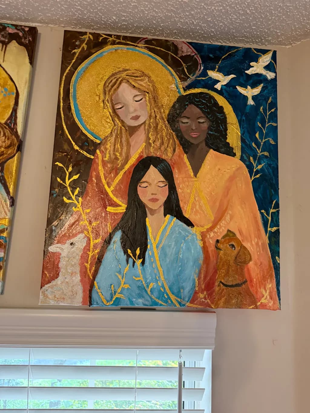 Three Women with Halos