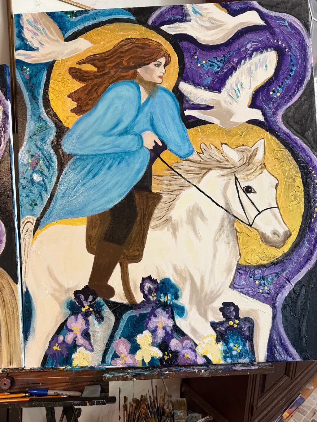 Girl on Horseback