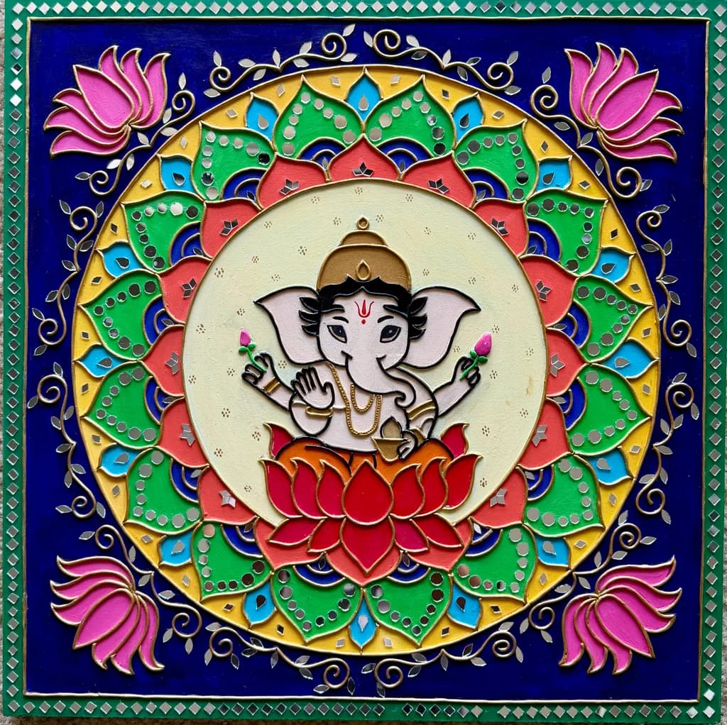Ganesha Lotus Mandala