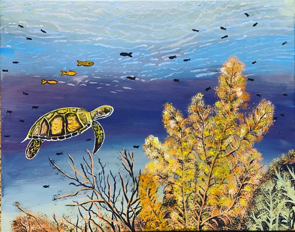 Golden Reef Turtle