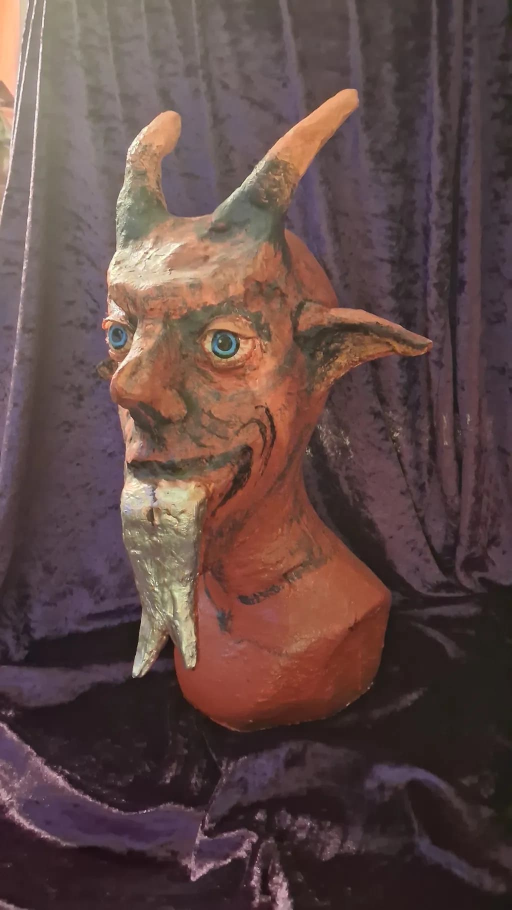 Green-Eyed Satyr Bust