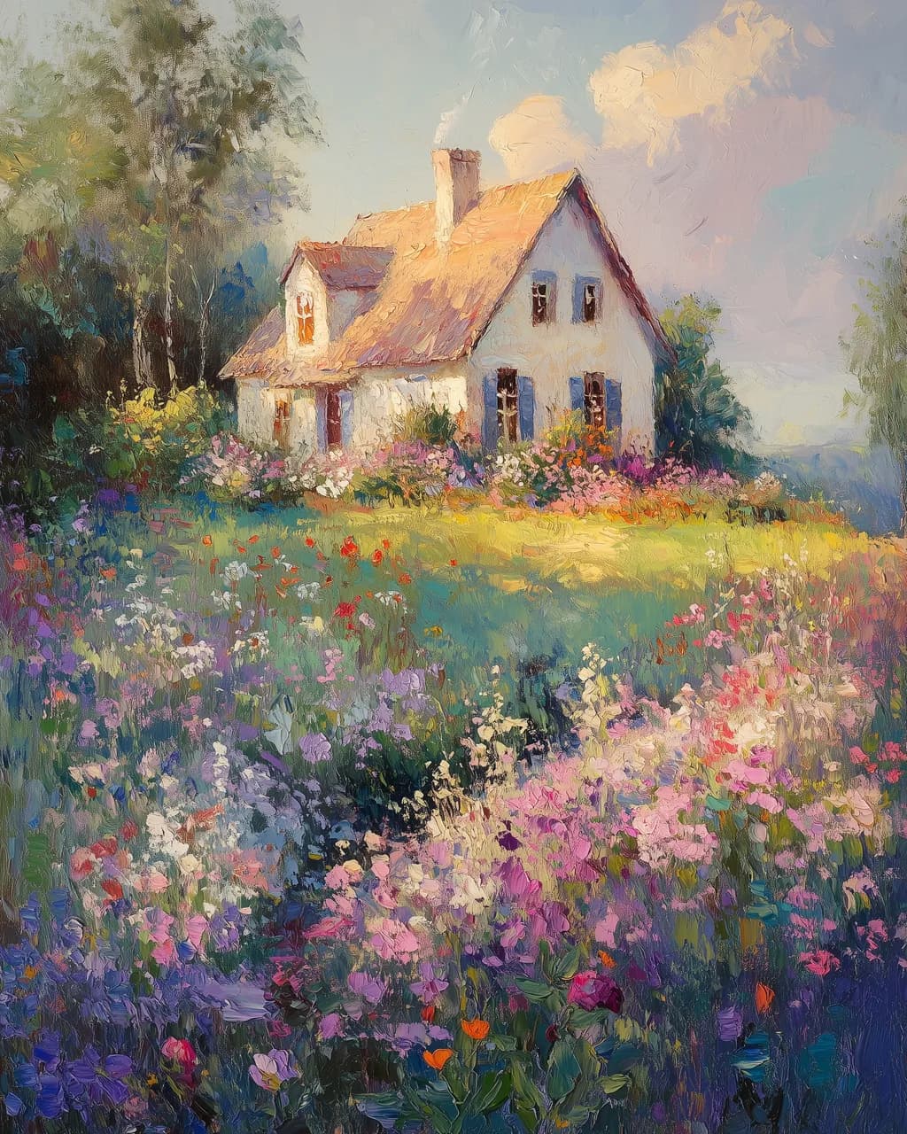 Vintage Cottage Garden