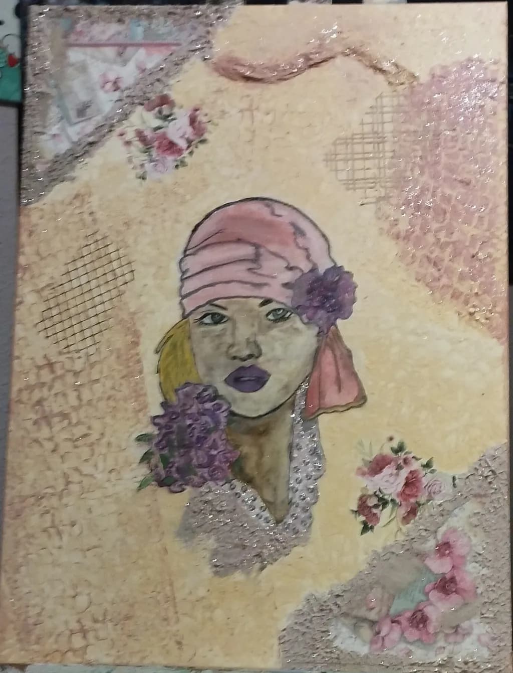 Portrait with Flowers