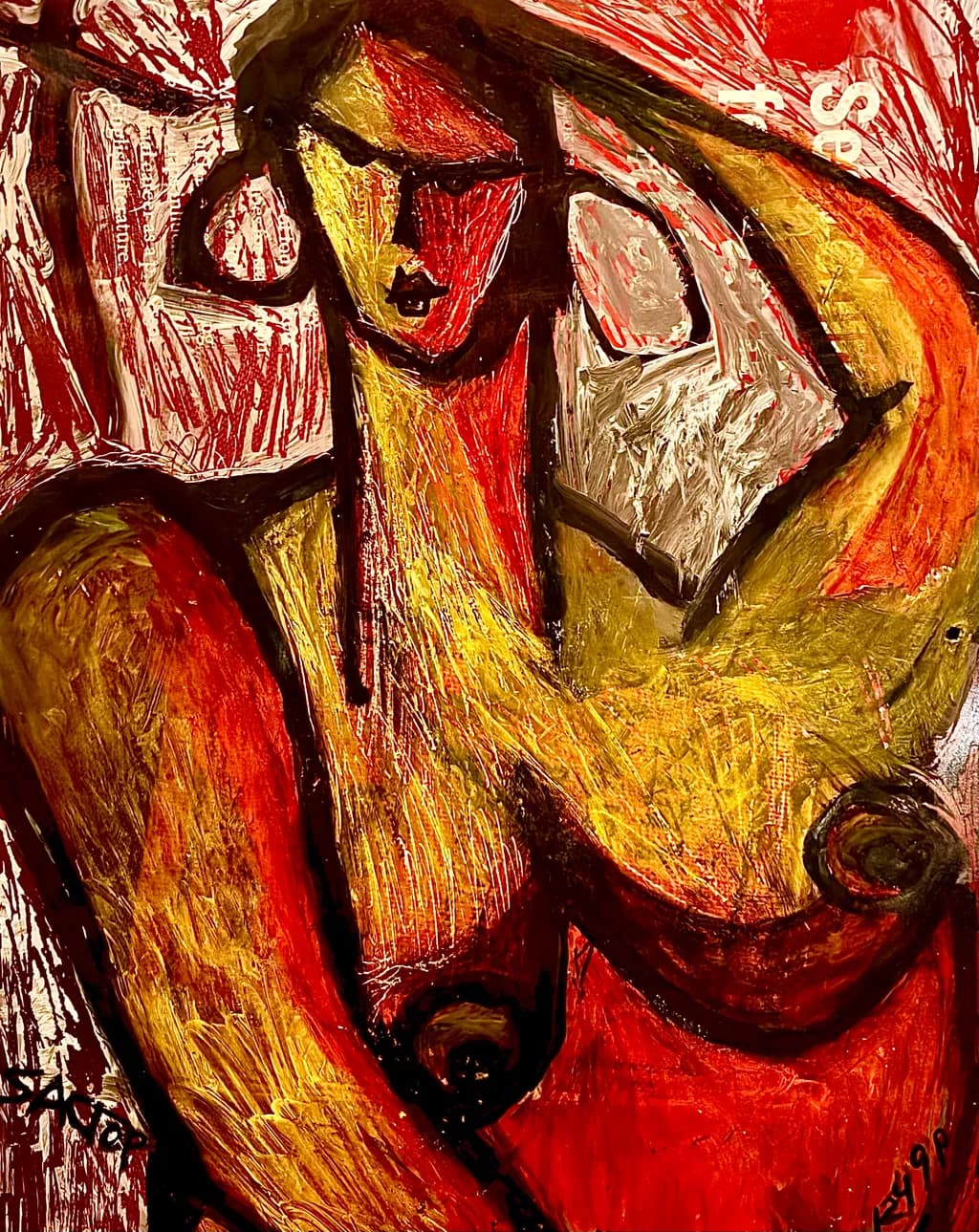 Abstract Nude Figure