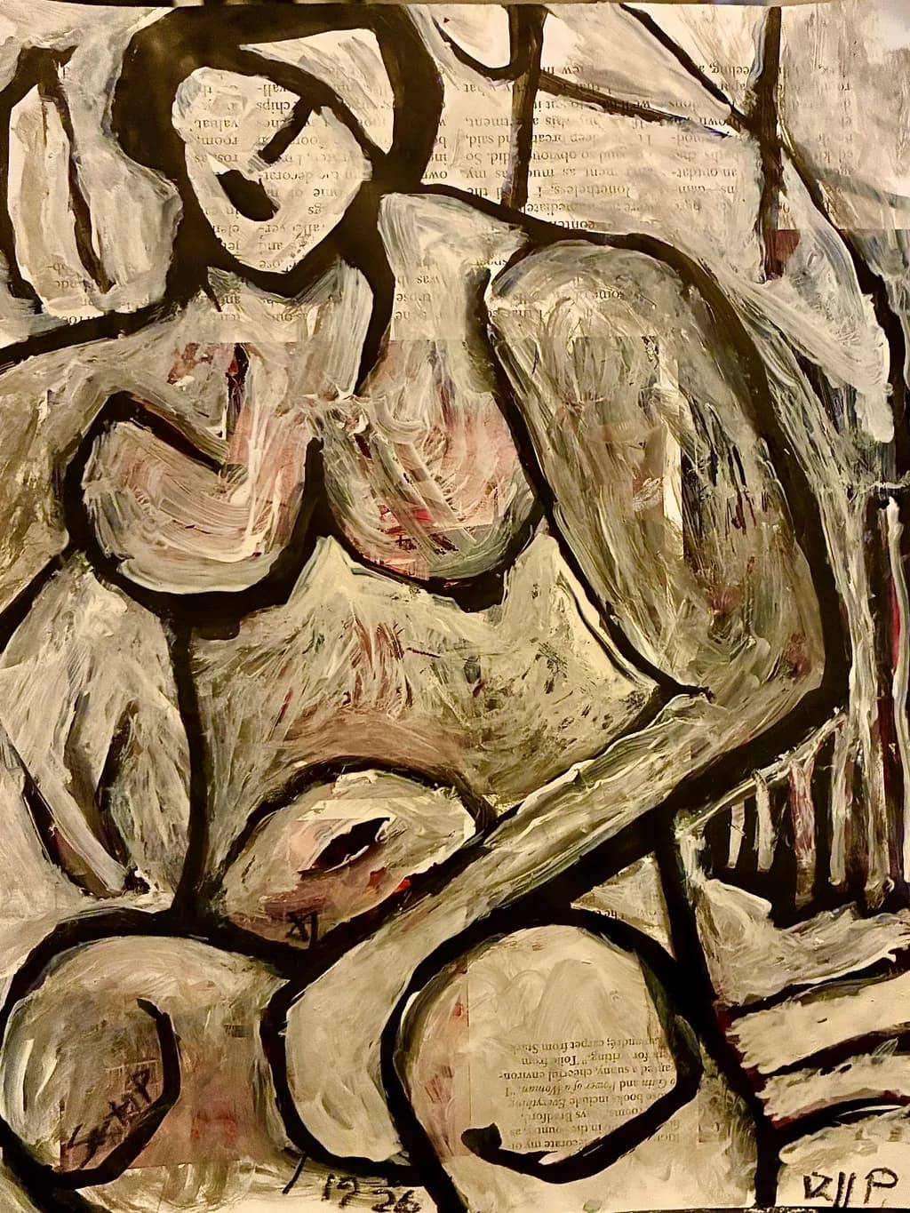 Abstract Nude Figure