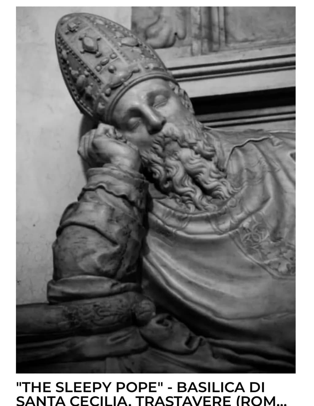 The Sleepy Pope