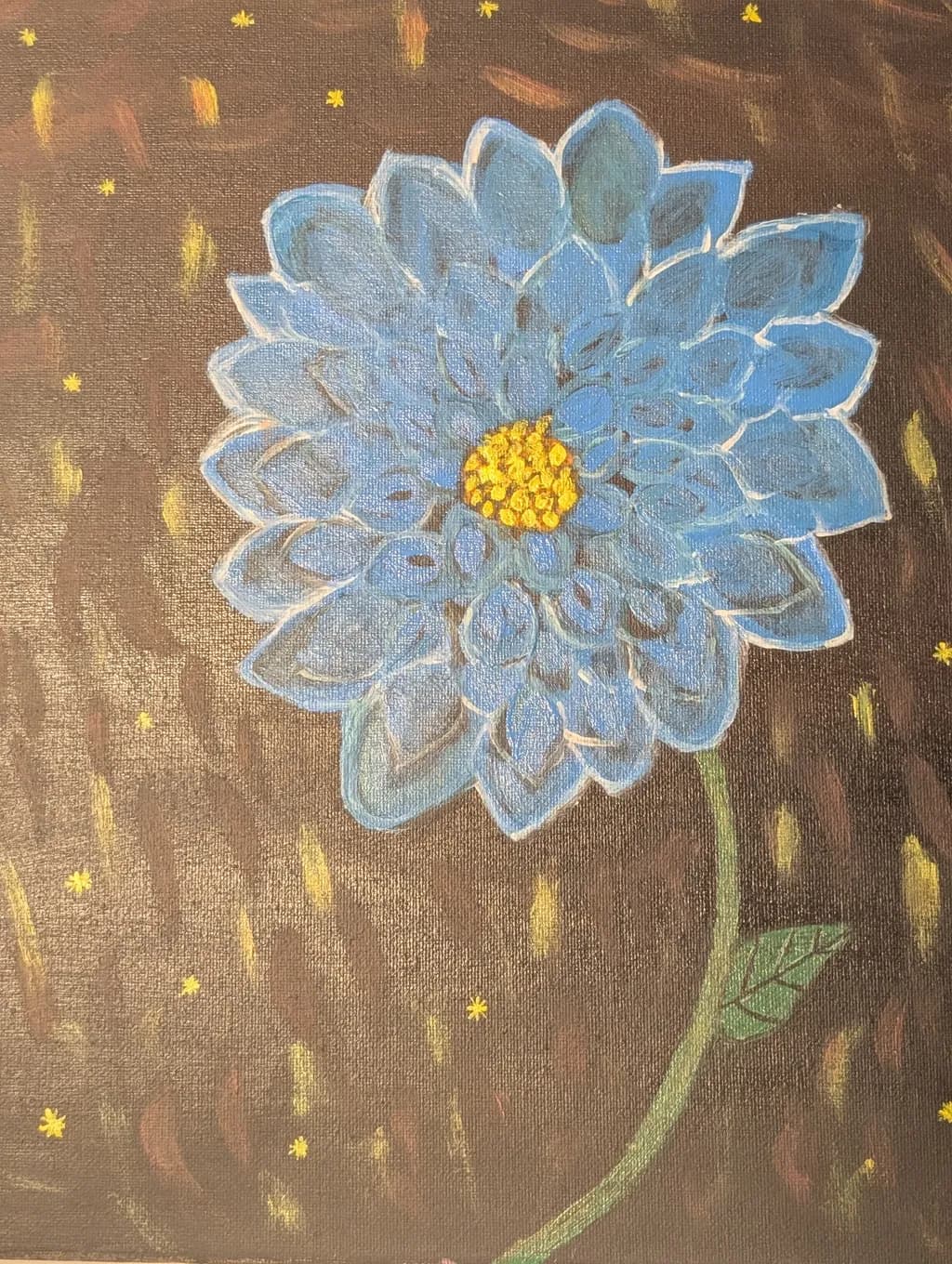 Blue Dahlia Glow