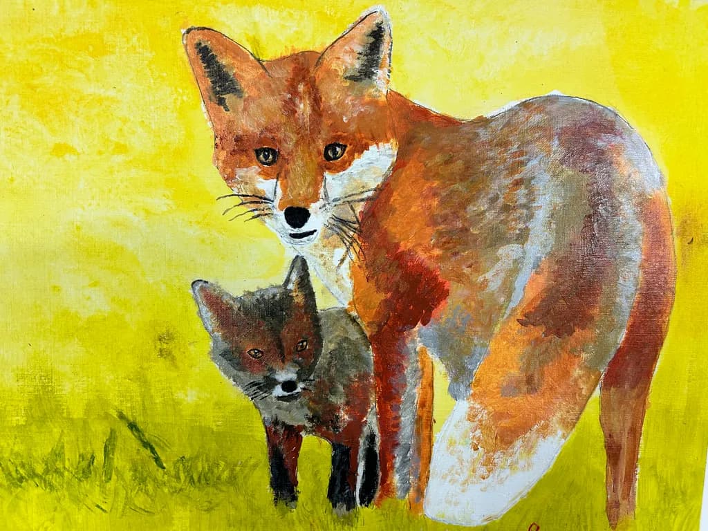 Sunny Side Foxes