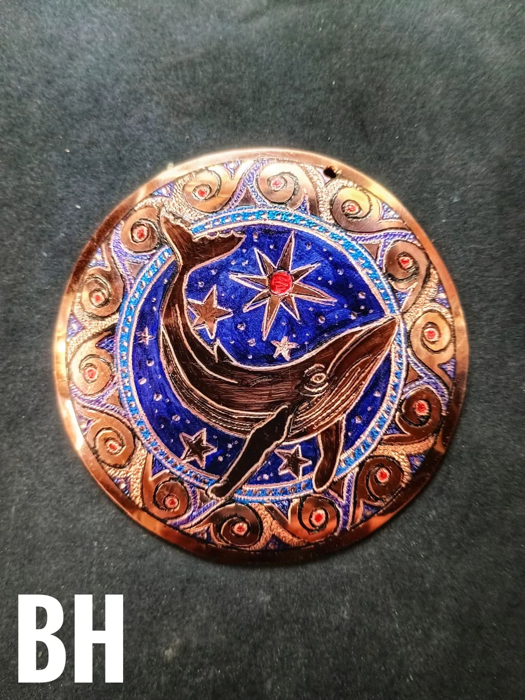 Cosmic Whale Medallion