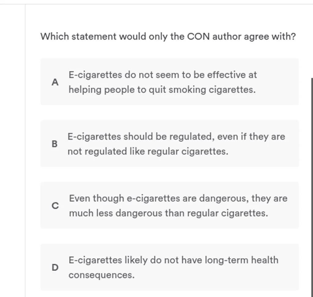 E-cigarette Debate