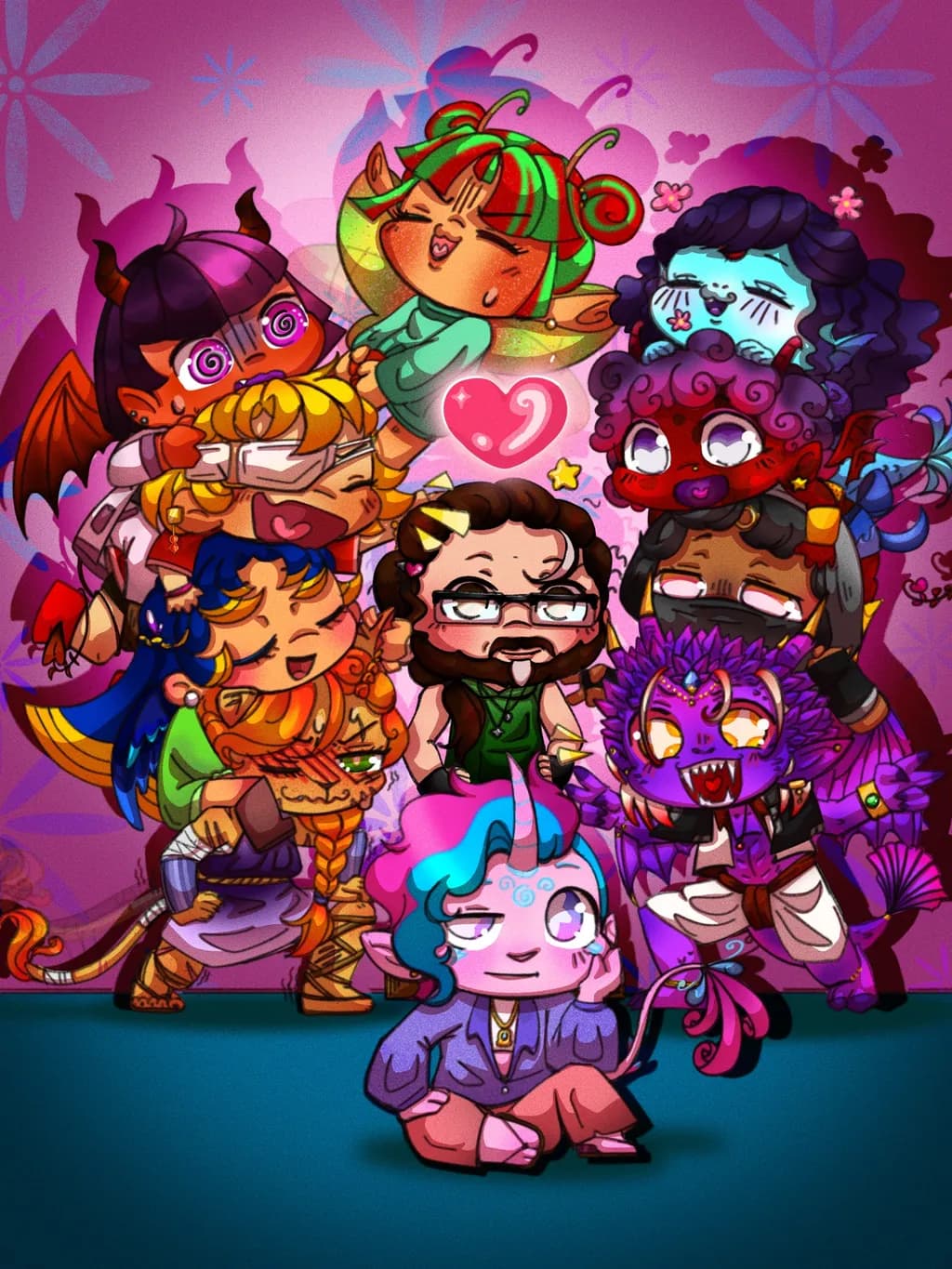 Chibi Fantasy Crew