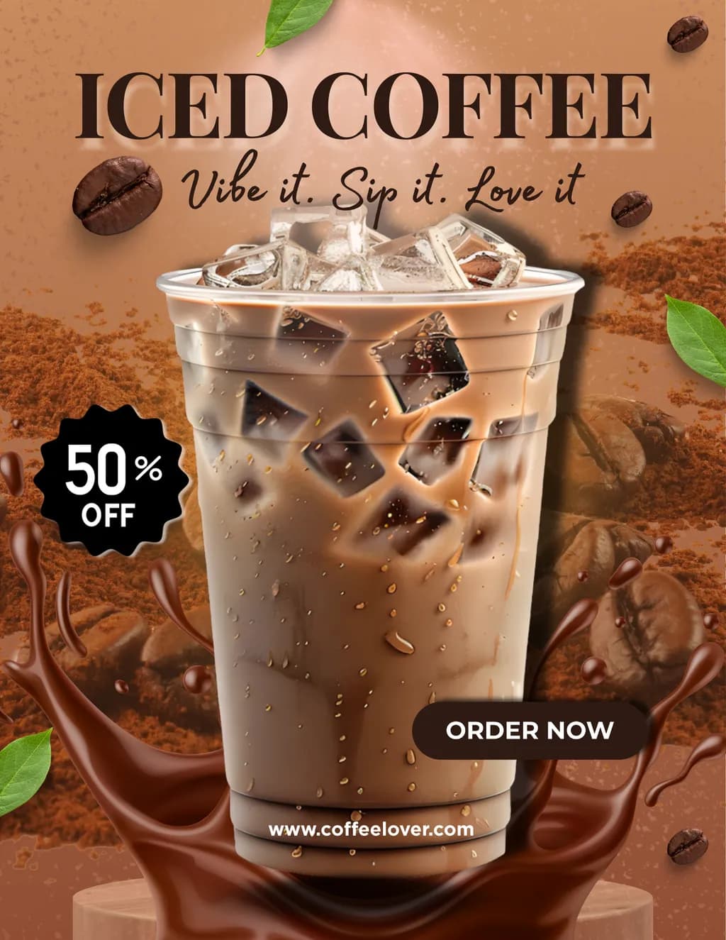 Iced Coffee Splash