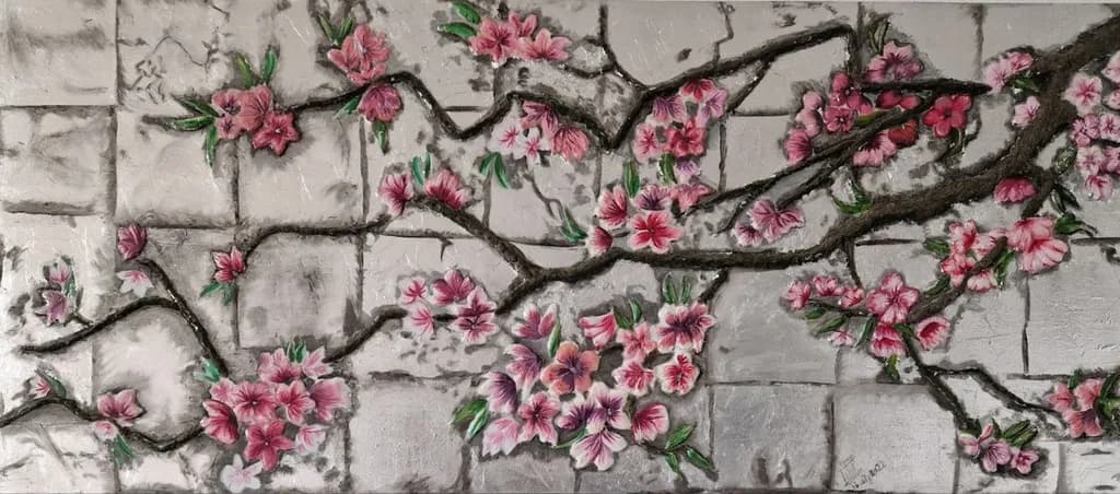 Cherry Blossom Wall
