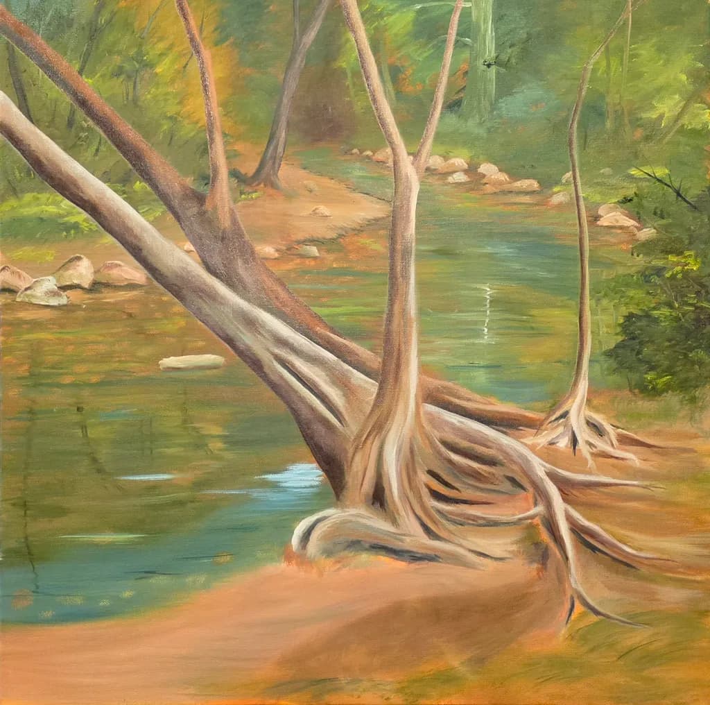 Plein Air No 4, Studio Version (Work in Progress)