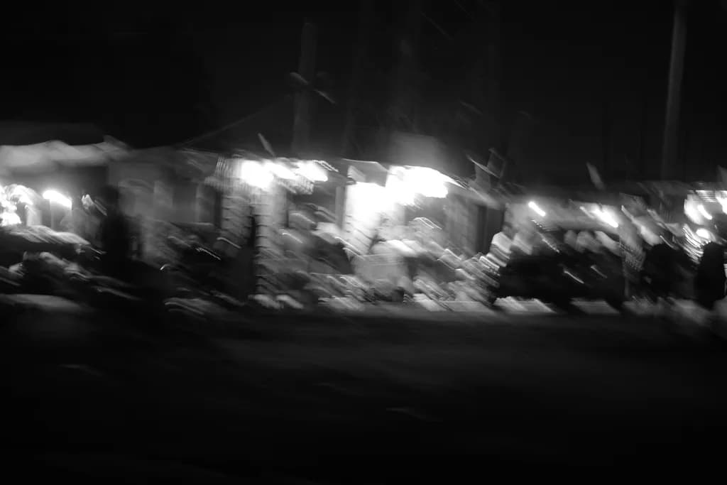 Accra-Winneba Road Night Scene