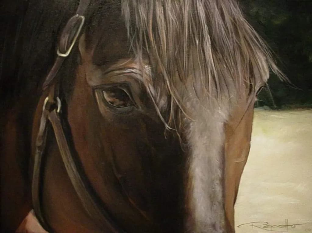 Close-Up Horse Portrait