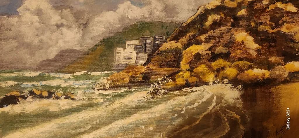 Coastal Cliffside View