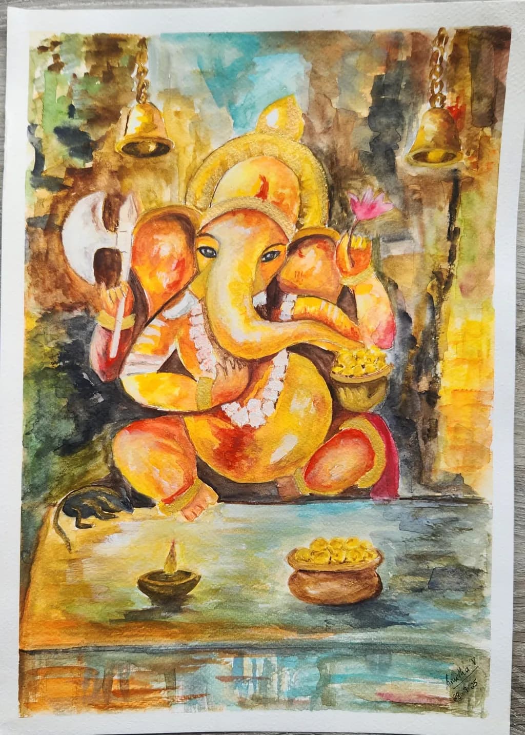 Temple Ganesha Glow
