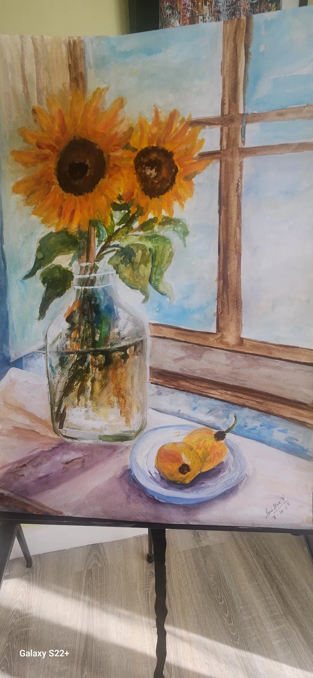Sunlit Sunflowers