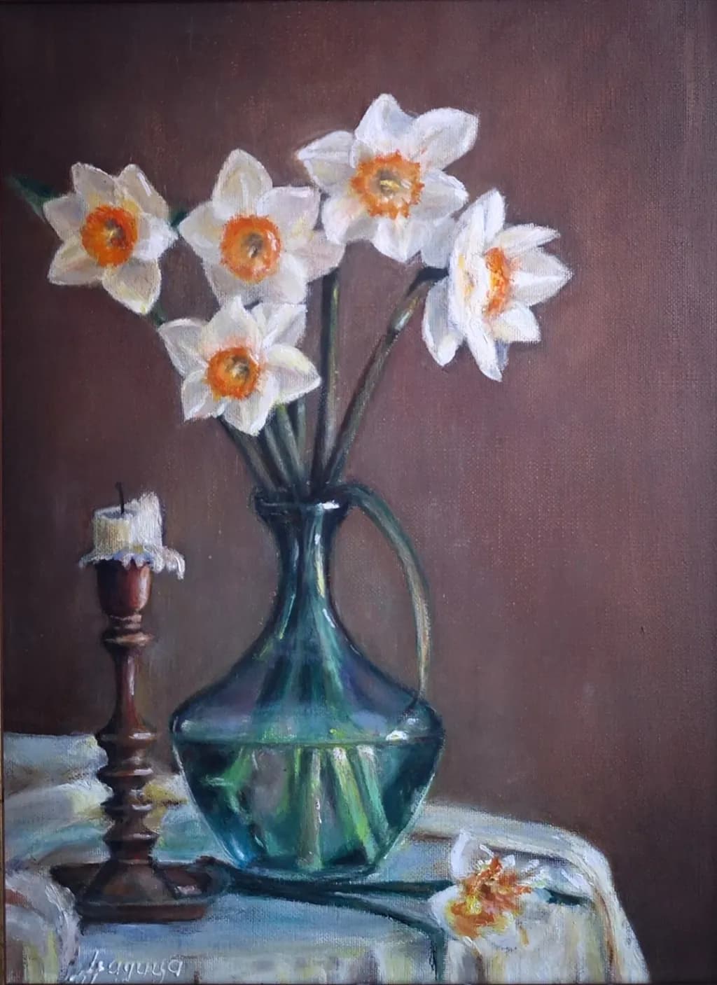 Daffodils and Candlelight