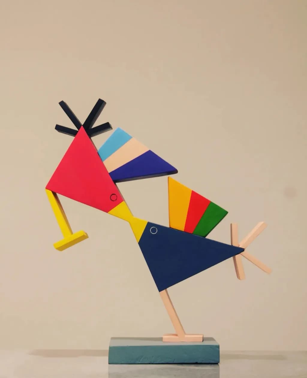 Colorblock Bird Toy