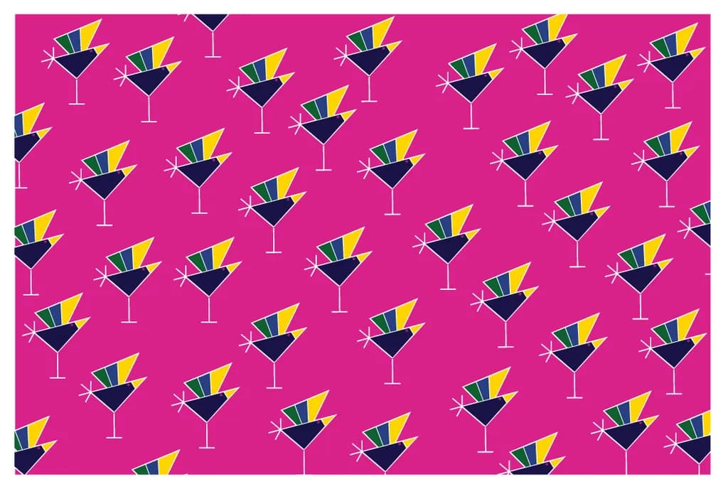 Retro Martini Mosaic
