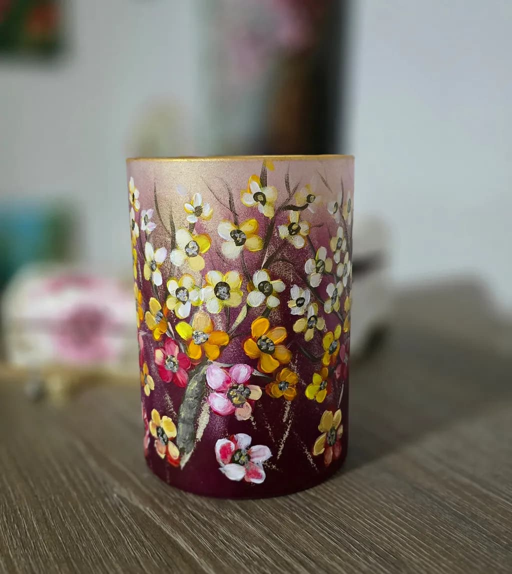 Floral Cascade Vase