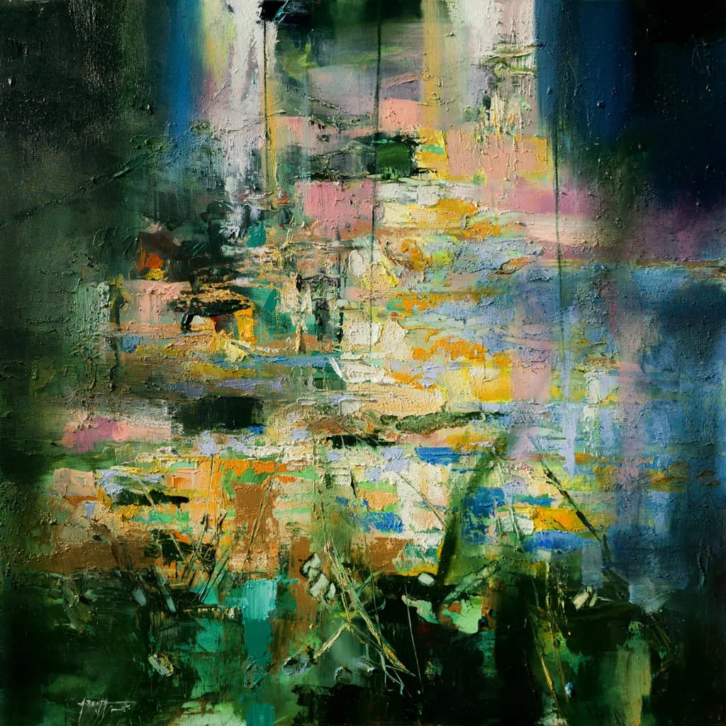 Abstract Forest Landscape
