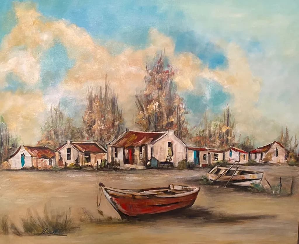 Rustic Shoreline Village