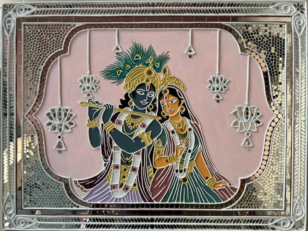 Krishna and Radha Elegance