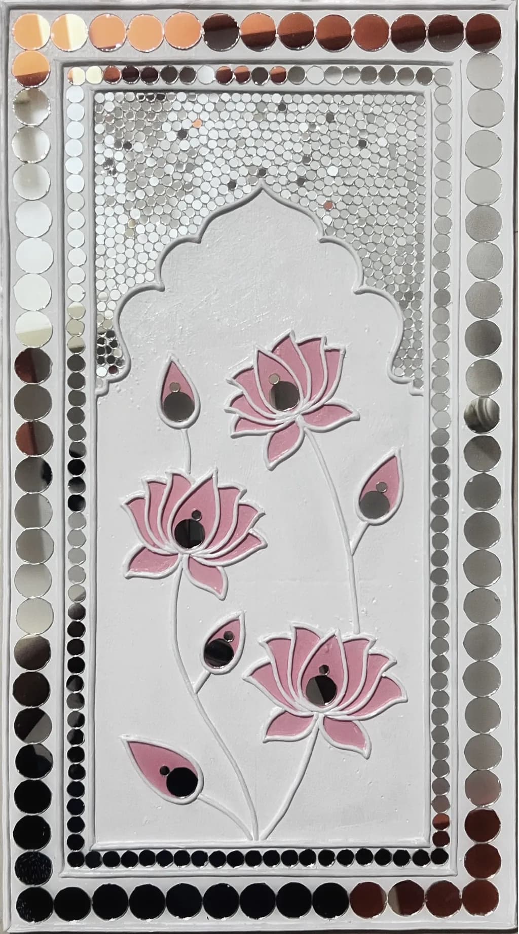 Lotus Mosaic Panel