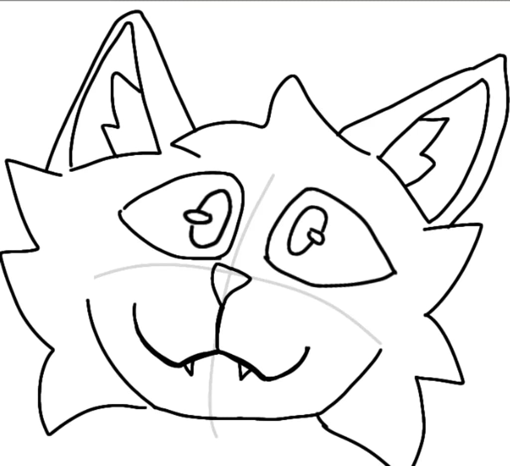 Playful Fox Sketch