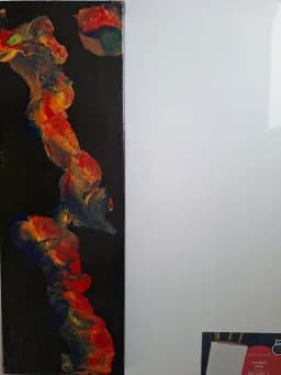 Abstract Flow on Black Canvas