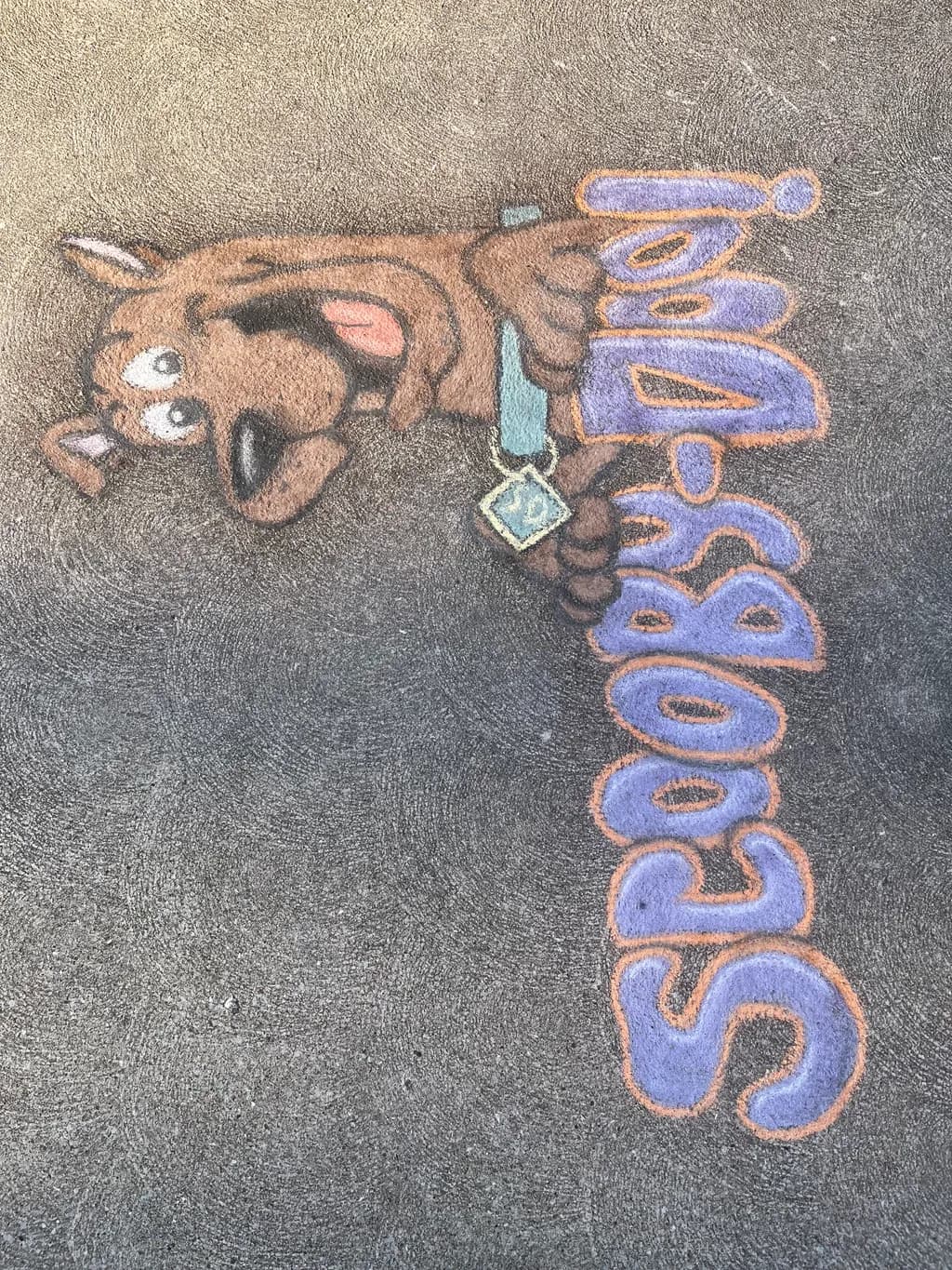 Scooby-Doo Chalk Play