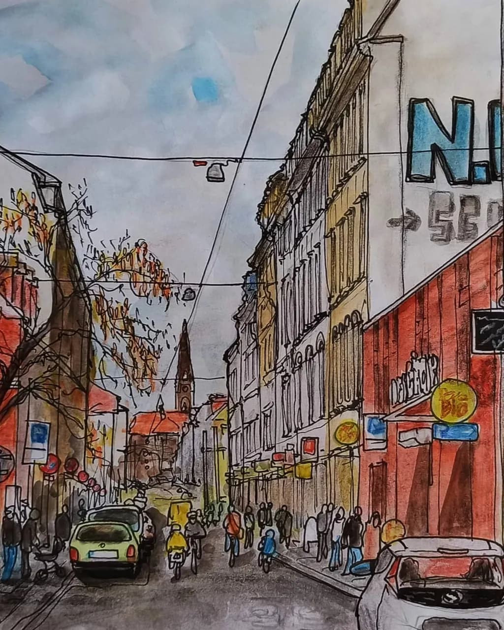 Alaun Street Scene