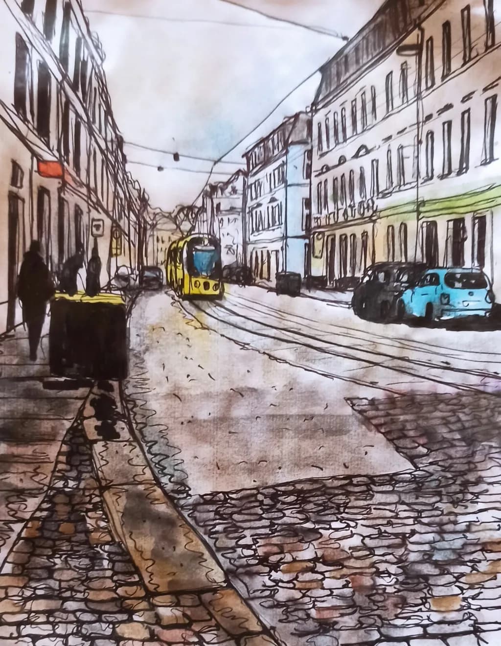 Cobblestone Tramway