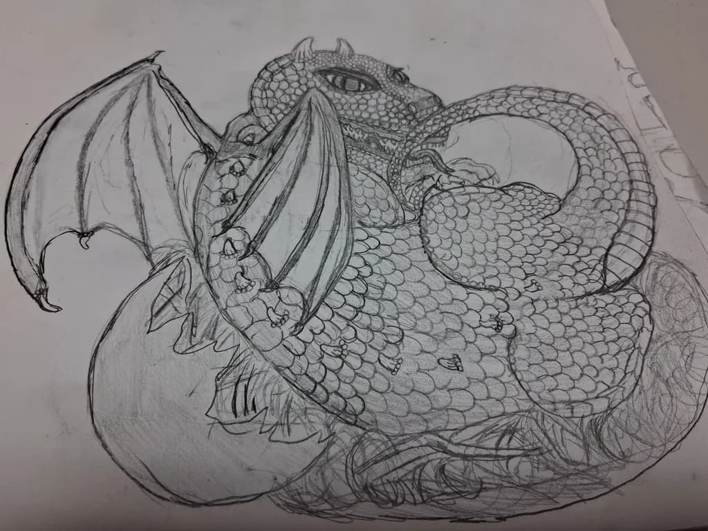 Curled Dragon