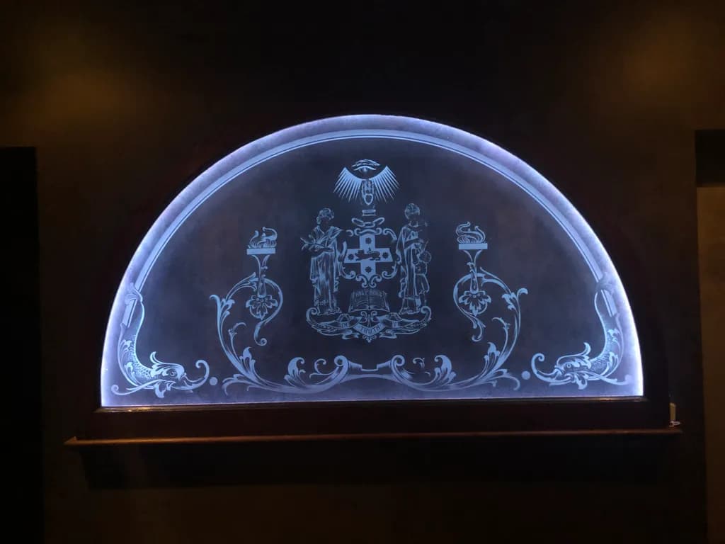 Illuminated Heraldry Panel