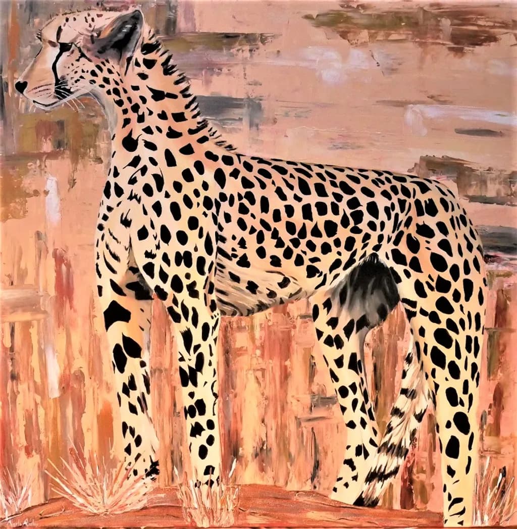 Burning Gold Cheetah