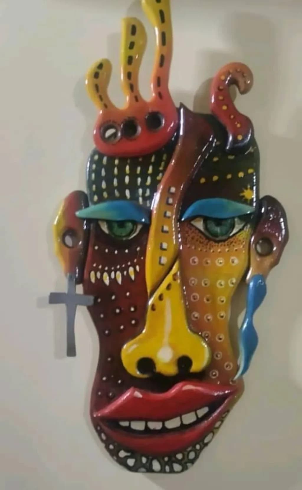 Abstract Tribal Mask