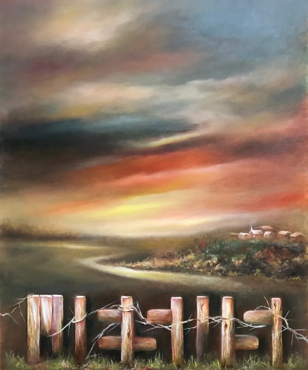 Sunset Over Shoreline