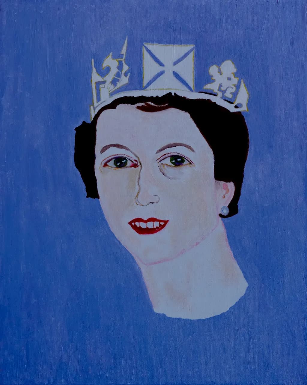 Blue Crown Portrait
