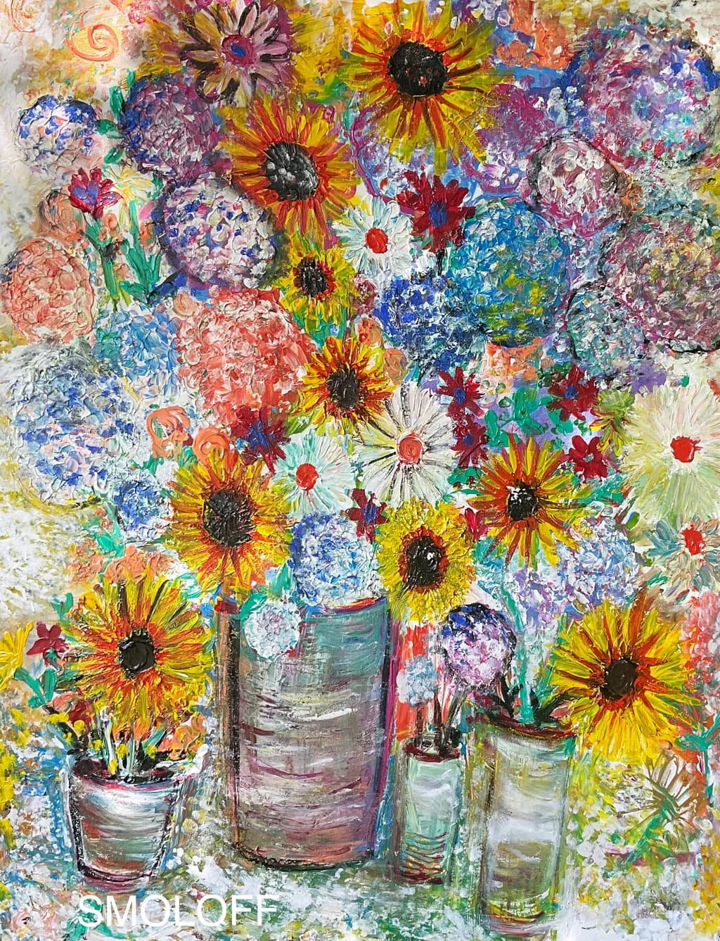 Sunflower Garden Still Life