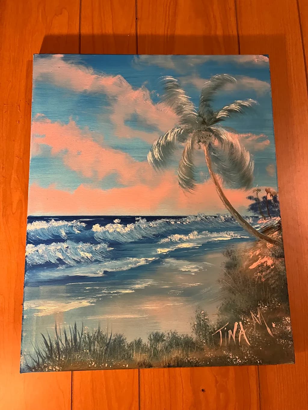 Sunset Palm Breeze