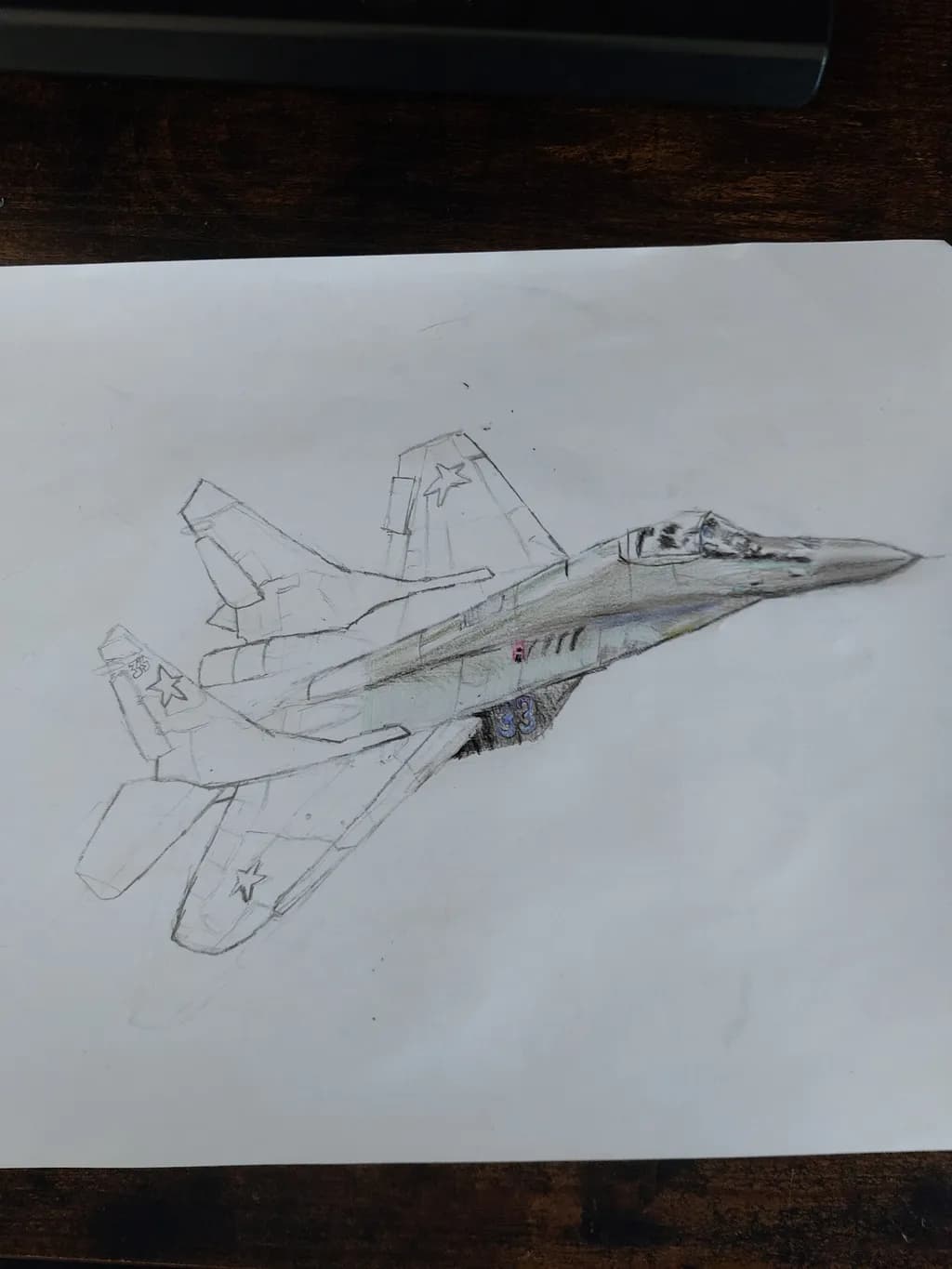 Fighter Jet Sketch